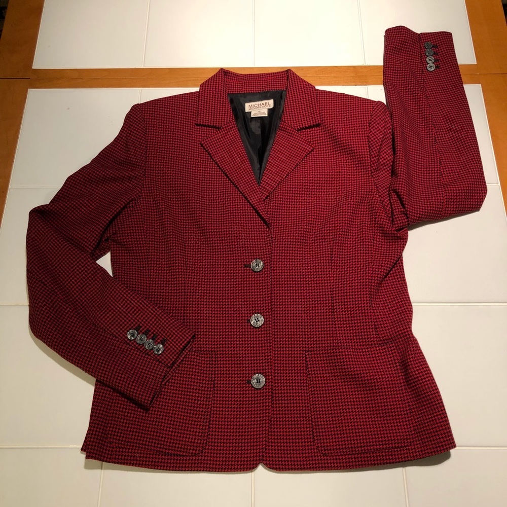 Michael Kors jacket... black and red